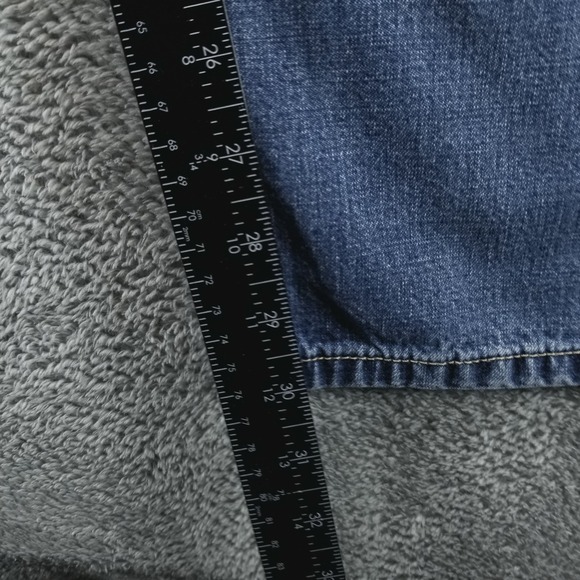 Diesel Jeans Mens 31x30 Blue Straight Button Fly Low Rise Stretch - Picture 9 of 11